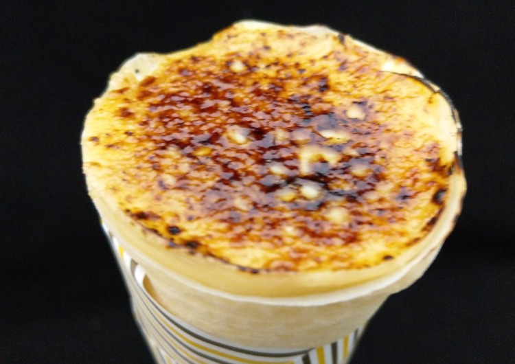 Wクリームブリュレ クレープ Twinbell Cafe